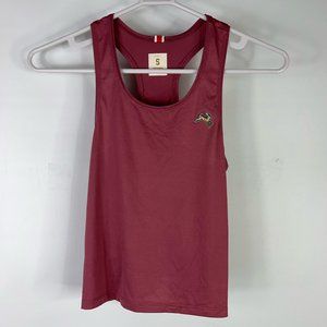 Tracksmith Womens Tank Top Shirt Pink Scoop Neck Stretch Racerback Mesh S New